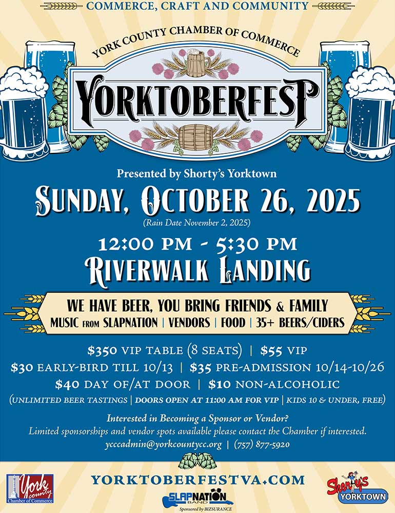 York County Chamber of Commerce Yorktoberfest presented by Shorty's Diner Yorktown